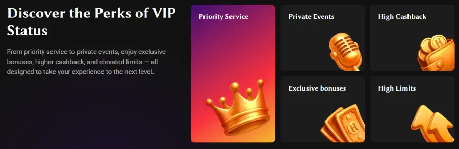 HadesBet Casino UK VIP Club